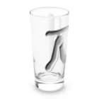 LalaHangeulのハングル　訓民正音デザイン① Long Sized Water Glass :left