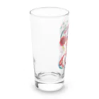 翠色の眼鏡の鳥居と狐姫 Long Sized Water Glass :left