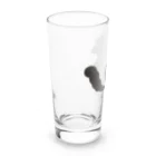 かわむショップ　suzuri支店の踊るもふもふ Long Sized Water Glass :left