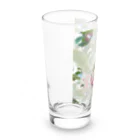 Lily bird（リリーバード）のピラカンサス（？）photo 正方形 Long Sized Water Glass :left