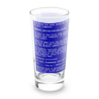 Ａ’ｚｗｏｒｋＳの一番コワいヤツ　ブルースクリーン Long Sized Water Glass :left