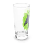 LalaHangeulのマレーバクの子供　ハングルデザイン Long Sized Water Glass :left