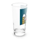 へちまめろんのクリスマスの街とイタグレ Long Sized Water Glass :left