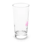 RIBBONSの私は今休憩中です🌸ゆる〜いうさぎさん Long Sized Water Glass :left