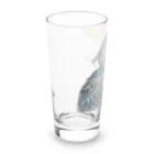 森図鑑の[森図鑑] 口開けハシビロコウ Long Sized Water Glass :left