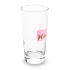 りりのお絵描き屋さんのコーギーしか勝たん(ピンク) Long Sized Water Glass :left