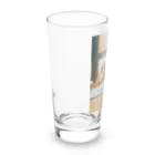 Manifest?(SUZURI店)の最後の飲み会 Long Sized Water Glass :left