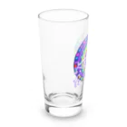 💖宇宙整体♪🌈♪こころからだチャンネル♪💖のあーよかった宇宙光七色曼荼羅with angel cakra balance Long Sized Water Glass :left