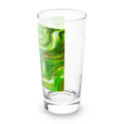 luontoiroのウェーブ　緑 Long Sized Water Glass :right