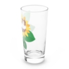 Kotetsu diary(SUZURI店)のシェルティ&ダックス×ひまわり Long Sized Water Glass :right