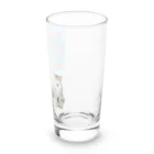 いろはにゃんこ堂の金魚をガン見するスナドリネコさん Long Sized Water Glass :right