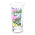 虚空の蔵雑貨店のピンクのバラ Long Sized Water Glass :right