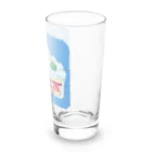 Chill`s Factoryのしろいケーキ シマエナガ Long Sized Water Glass :right