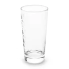 文字でもじもじ 文字Ｔシャツのバックプリント絶賛飲酒中！ Long Sized Water Glass :right