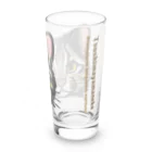 やまねこショップSUZURI支店の顔ばーんグラス Long Sized Water Glass :right