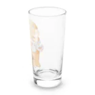 農家の息子猫まるショップの農家の息子猫まる。(猫ベージュまるロゴあり) Long Sized Water Glass :right