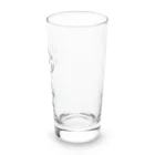 Miiiさんのふくろうウッサ氏【ミント】 Long Sized Water Glass :right