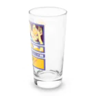 GOODS SHOP【そぞろな小窓】 SUZURI店の【I'm lovin' it! :D -orange-】 Long Sized Water Glass :right