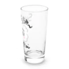 P_aquaのサングラチュー（黒文字Ver） Long Sized Water Glass :right