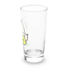 みどみど♪のママコッコとピヨ🐤 Long Sized Water Glass :right