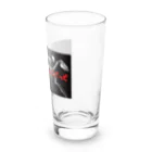 ポニーテールの馬券ジャンキー Long Sized Water Glass :right