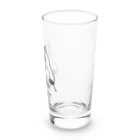 猫のはまちししゃもしらす osakana-sentai-POISSONの抱っこされて不服そうな猫のししゃも Long Sized Water Glass :right