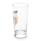 宇寅。の泥棒フェイスの子犬 Long Sized Water Glass :right