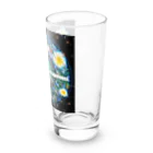 💖宇宙整体♪🌈♪こころからだチャンネル♪💖の幸せの楽園へ　バージョン2 Long Sized Water Glass :right