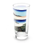 寿めでたや(ukiyoe)のFujiyama ukiyoe 葛飾北斎_冨嶽　武州玉川 Long Sized Water Glass :right