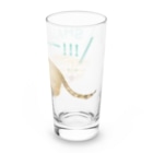 kitaooji shop SUZURI店のシャーするスナネコ Long Sized Water Glass :right