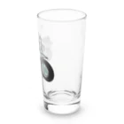 mayon's animal shopのバイクTシャツ　レトロなダックス Long Sized Water Glass :right