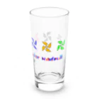 江戸前ボートSUZURI店の艇驚シリーズ⑨ 6色の風車 Long Sized Water Glass :right