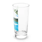 ほぺの青い池。 Long Sized Water Glass :right