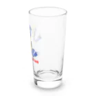 Dotrepのアイゾメヤドクガエル(藍染矢毒蛙) ドット絵 Long Sized Water Glass :right