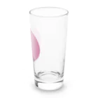 レイにーの座ってるシンプル白猫 Long Sized Water Glass :right