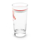 みゃみゅみぇっみょ（ばすけっと）のフチdeダンク　レッド（バスケットボール） Long Sized Water Glass :right