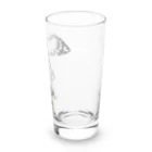 ビールとアート TM-3 Designの彫刻 × BEER（サモトラケのニケ）黒線画 Long Sized Water Glass :right