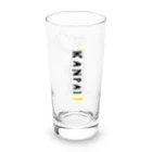 ビールとアート TM-3 Designの彫刻 × BEER：背面黒ロゴ入（サモトラケのニケ）黒線画 Long Sized Water Glass :right