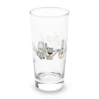 うめぼしととまととごはん。のあかさたなはまやらわ。 Long Sized Water Glass :right