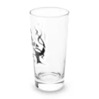 紫猫 千由【ｼﾉﾈ ﾁﾕ】💜🐾🧹の紫猫 千由　タトゥーエンブレムグッズシリーズ Long Sized Water Glass :right