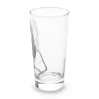 chr＊シンプルイラストのパーマノオンナノコ Long Sized Water Glass :right