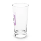 bbb ozika dddのusachan?(rabbit✖️purple) Long Sized Water Glass :right