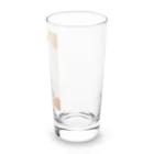 春のくまさんのドライフラワーを花束で。 Long Sized Water Glass :right