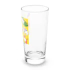 οοhanaοο　カラフルマレーバクのイエローベース　カラフルバク　ロンググラス Long Sized Water Glass :right