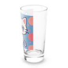 A31eの狛猫のミケ「はーとびーと」 Long Sized Water Glass :right