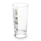 ねこの森でお散歩のフッワフワのシャムミックス Long Sized Water Glass :right