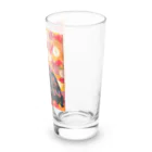 白南風諷こ ◇◇◇ みちのくの田園絵師のパレード　～ゾウの行進～ Long Sized Water Glass :right