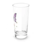 フルレットのキラキラバタフライとハートのお花 Long Sized Water Glass :right