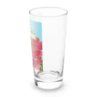 yoshi-gardenのアマガエルと立葵 Long Sized Water Glass :right