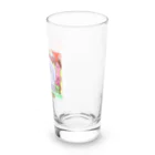ポドサイトくん/ Podocyte-kunの腎臓家族写真 Long Sized Water Glass :right